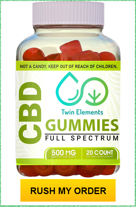 Twin Element CBD Gummies Bottle